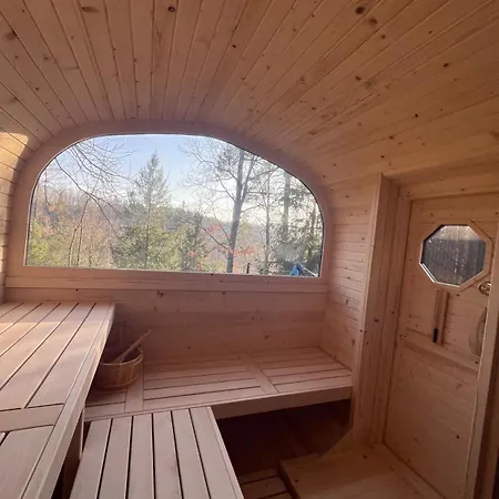 Tinyhouse Veranda Ferienhaus Vlkancice